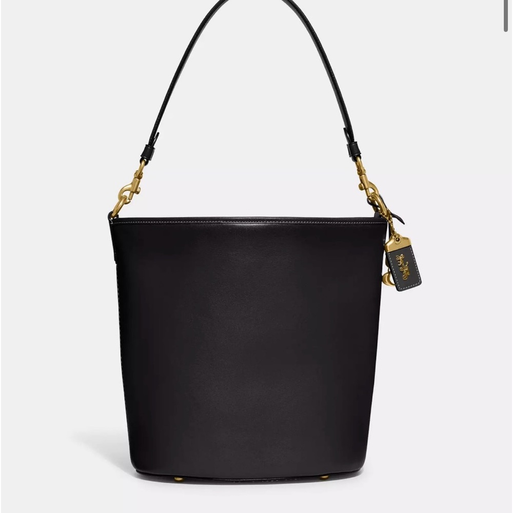Coach glovetanned Dakota Bucket Bag black
